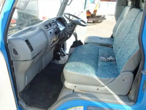 三菱 キャンター 小型 ダンプ 土砂禁 ステンレス張りの中古トラック画像12