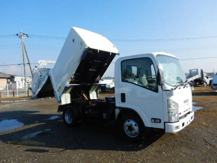 いすゞ エルフ 小型 パッカー車 巻き込み式 回転ダンプ式の中古トラック画像4