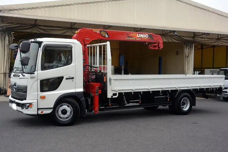日野 レンジャー 中型/増トン クレーン付 4段 ラジコン の中古トラック【車両No.122265】