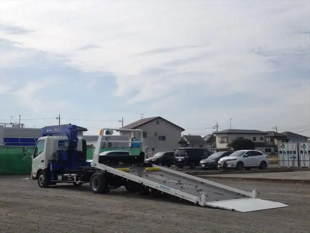 日野 デュトロ 小型 車両重機運搬 4段クレーン ラジコンの中古トラック画像5