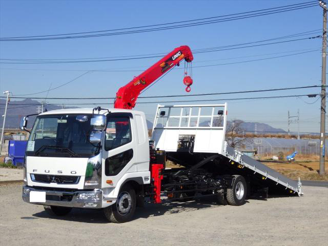 三菱 ファイター 中型/増トン 車両重機運搬 セーフティーローダー 2KG-FK62FZ
