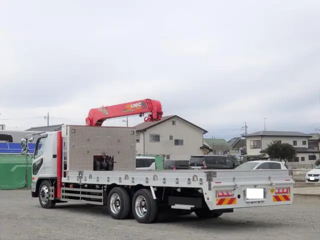 三菱 ファイター 中型/増トン 車両重機運搬 4段クレーン ラジコンの中古トラック画像5