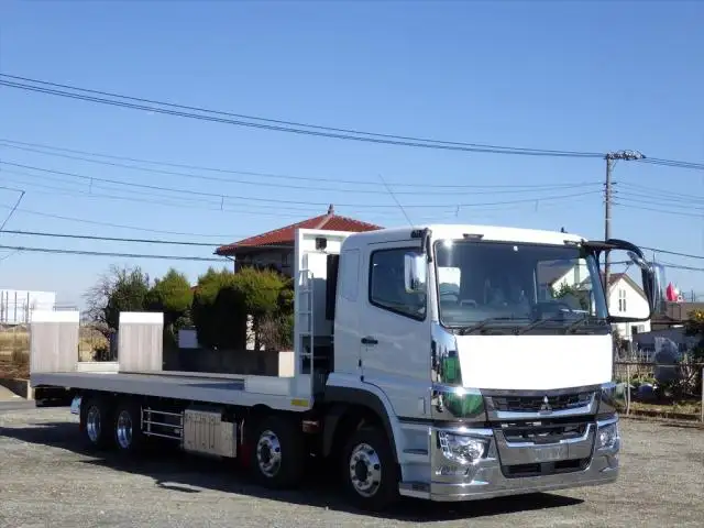 三菱 スーパーグレート 大型 車両重機運搬 ラジコン ウインチの中古トラック画像2
