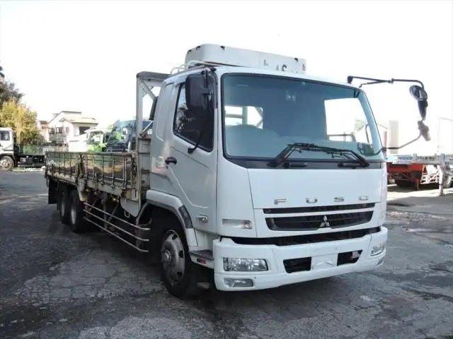 三菱 ファイター 中型/増トン 平ボディ 床鉄板 PDG-FQ62Fの中古トラック画像2