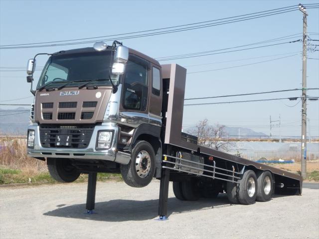 三菱 ファイター 中型/増トン 車両重機運搬 4段クレーン ラジコン の中古トラック【車両No.121459】