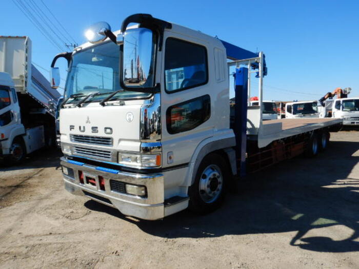 三菱 スーパーグレート 大型 車両重機運搬 セルフローダー KL-FY54JTY