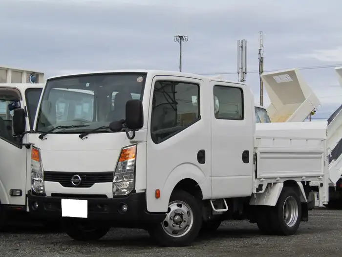 日産 アトラス 小型 平ボディ Wキャブ パワーゲートの中古トラック画像1