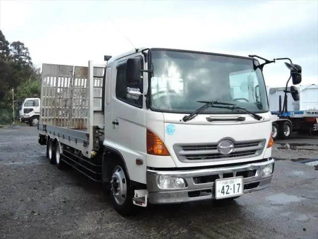 日野 レンジャー 中型/増トン 車両重機運搬 ウインチ ベッドの中古トラック画像2