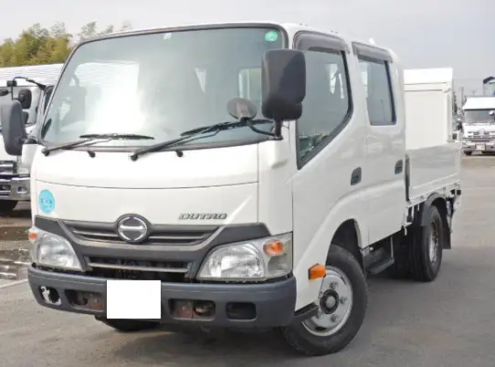 日野 デュトロ 小型 平ボディ Wキャブ パワーゲート の中古トラック【車両No.122958】