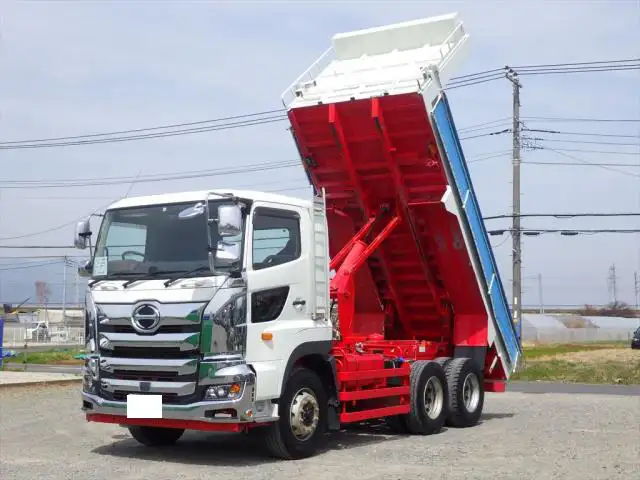 日野 プロフィア 大型 ダンプ Lゲート コボレーンの中古トラック画像1