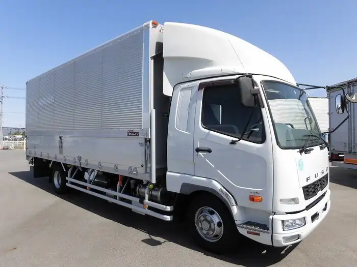 三菱 ファイター 中型/増トン ウイング ベッド TKG-FK61Fの中古トラック画像2