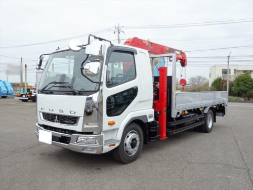 三菱 ファイター 中型/増トン 車両重機運搬 セルフローダー 2KG-FK62FY