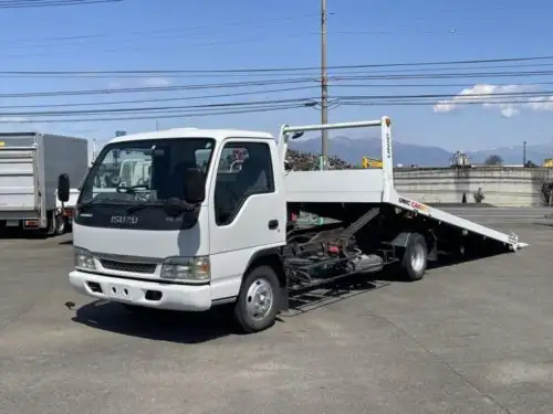 いすゞ エルフ 小型 車両重機運搬 ラジコン ウインチ の中古トラック【車両No.123254】