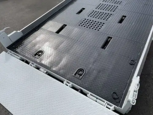 三菱 キャンター 小型 車両重機運搬 ラジコン ウインチの中古トラック画像10