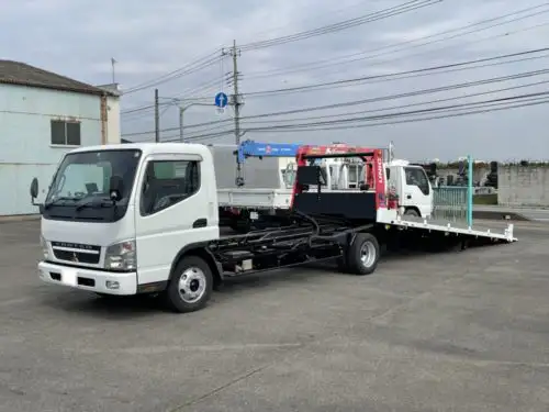 三菱 キャンター 小型 車両重機運搬 ラジコン ウインチの中古トラック画像6