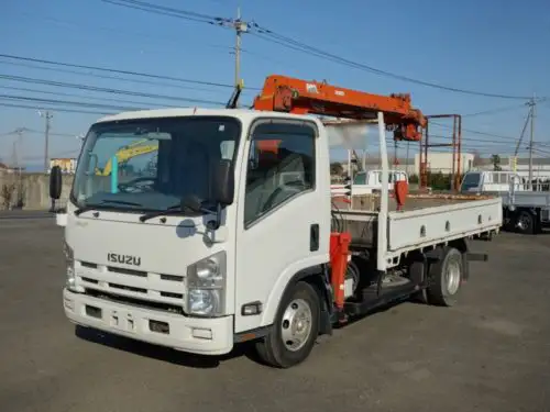 いすゞ エルフ 小型 クレーン付 5段 ラジコンの中古トラック画像1