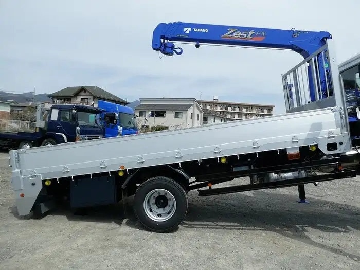 三菱 ファイター 中型/増トン 車両重機運搬 4段クレーン ラジコンの中古トラック画像8