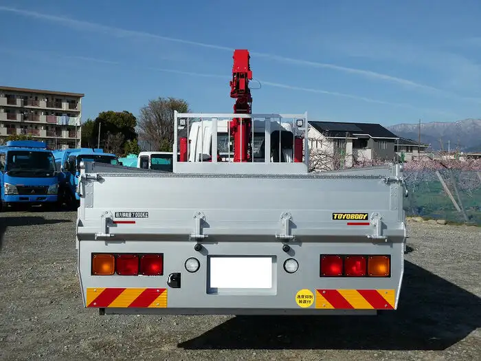 三菱 ファイター 中型/増トン 車両重機運搬 4段クレーン ラジコンの中古トラック画像5