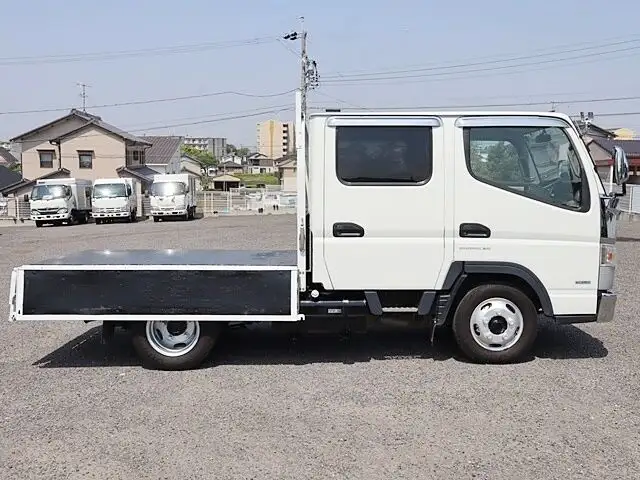 三菱 キャンター 小型 平ボディ Wキャブ 床鉄板の中古トラック画像5