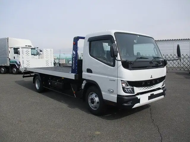 三菱 キャンター 小型 車両重機運搬 ウインチ 2PG-FEB80の中古トラック画像4