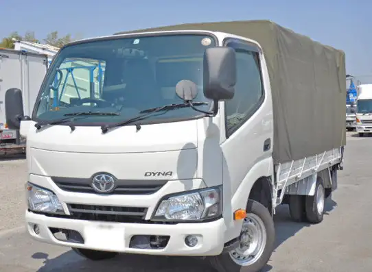 トヨタ ダイナ 小型 平ボディ 幌 床鉄板 の中古トラック【車両No.123451】