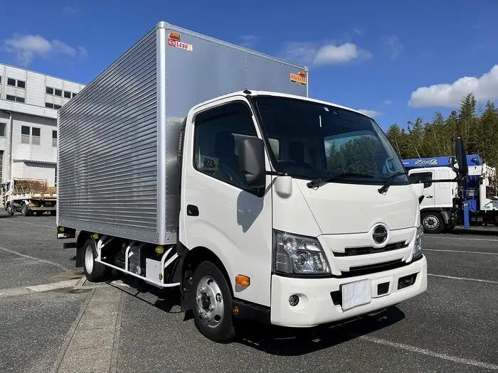 日野 デュトロ 小型 アルミバン パワーゲート サイドドアの中古トラック画像3