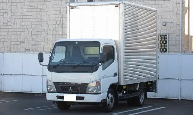 三菱 キャンター 小型 アルミバン パワーゲート PDG-FE74BVの中古トラック画像1