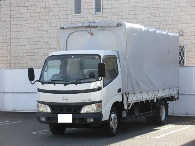 日野 デュトロ 小型 ウイング 幌ウイング KK-XZU341Mの中古トラック画像1