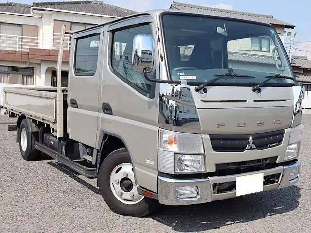 三菱 キャンター 小型 平ボディ Wキャブ TKG-FEA20の中古トラック画像2
