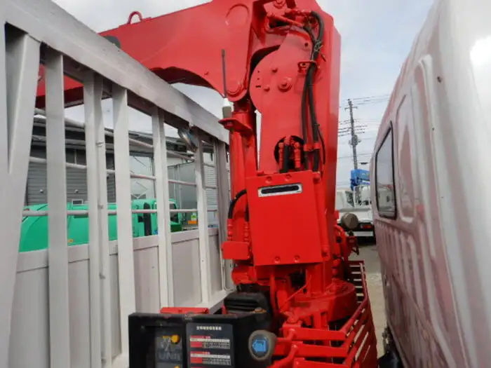 日野 デュトロ 小型 クレーン付 床鉄板 4段の中古トラック画像8