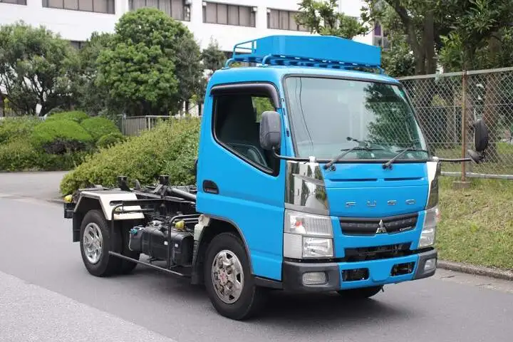 三菱 キャンター 小型 アームロール ツインホイスト TKG-FEA50の中古トラック画像2