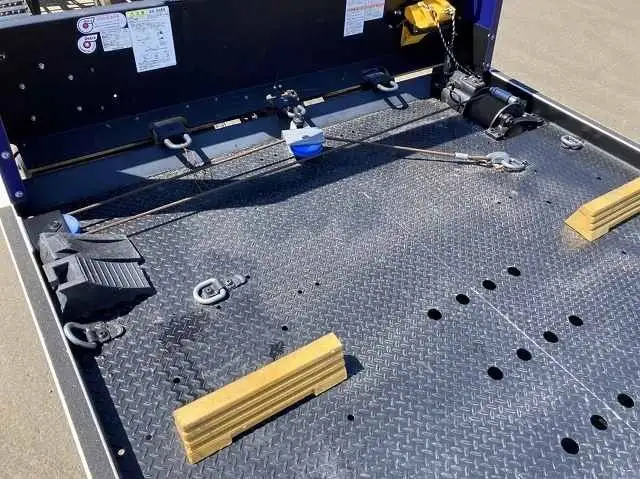 三菱 キャンター 小型 車両重機運搬 ラジコン ウインチの中古トラック画像7
