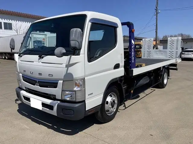 三菱 キャンター 小型 車両重機運搬 ラジコン ウインチの中古トラック画像1