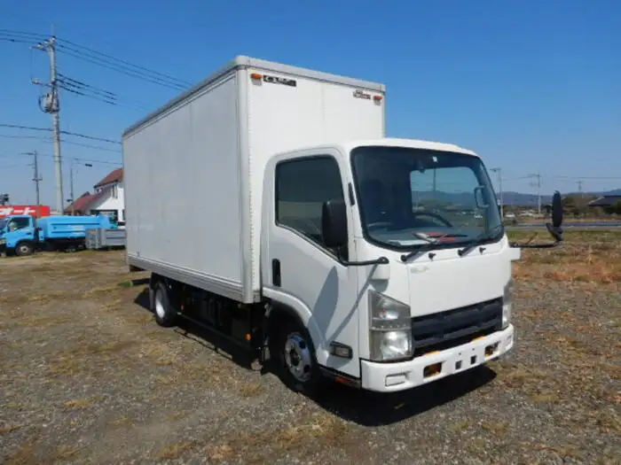 いすゞ エルフ 小型 アルミバン サイドドア BKG-NLR85ANの中古トラック画像2