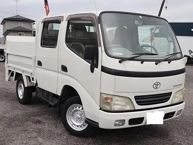 トヨタ トヨエース 小型 平ボディ Wキャブ 床鉄板の中古トラック画像2