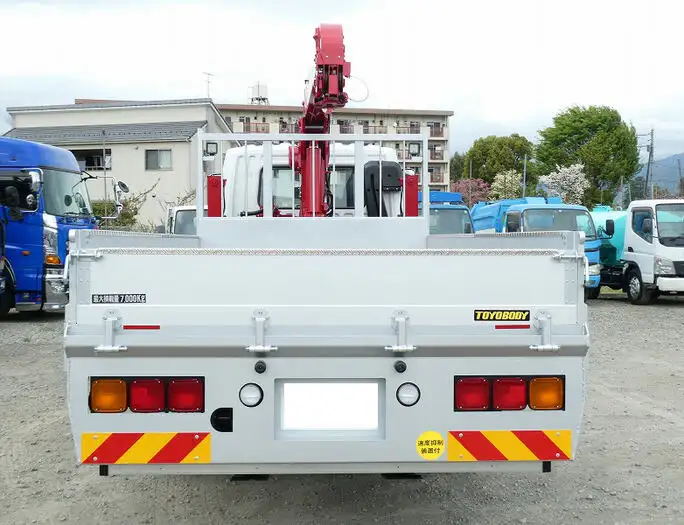 三菱 ファイター 中型/増トン 車両重機運搬 4段クレーン ラジコンの中古トラック画像5