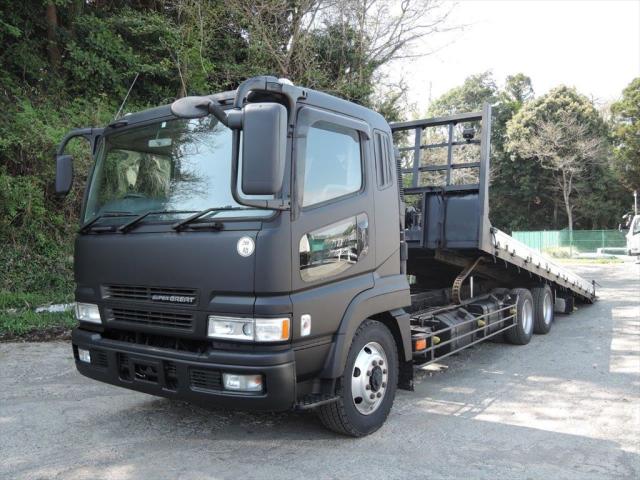 三菱 スーパーグレート 大型 車両重機運搬 セーフティーローダー KL-FY50MNY