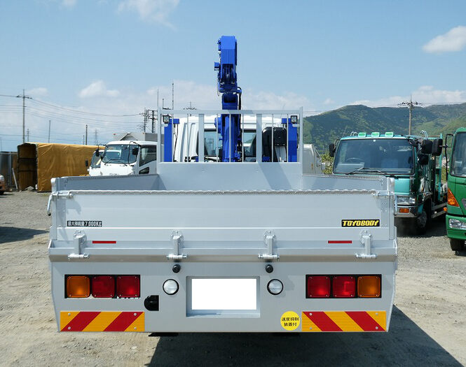 三菱 ファイター 中型 車輌重機運搬 4段クレーン ラジコン|画像5