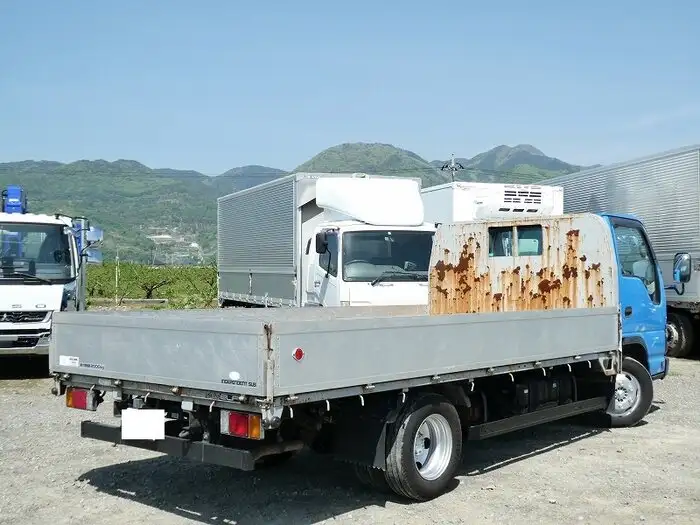 いすゞ エルフ 小型 平ボディ 床鉄板 アルミブロックの中古トラック画像7