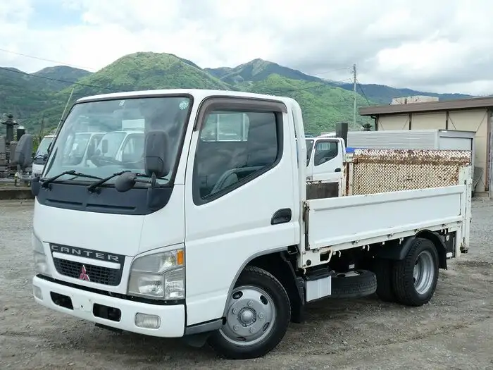 三菱 キャンター 小型 平ボディ パワーゲート PA-FE70DBの中古トラック画像1