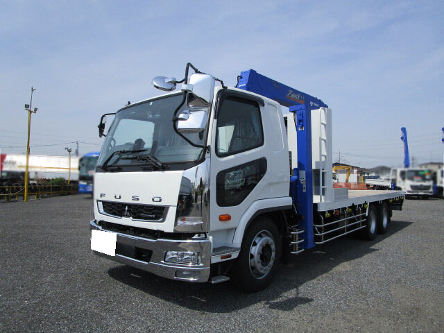 三菱 ファイター 中型/増トン 車両重機運搬 セルフローダー 2DG-FQ62F