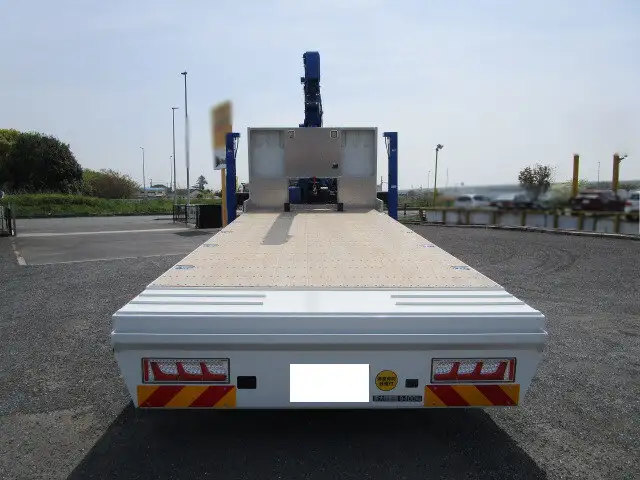 三菱 ファイター 中型/増トン 車両重機運搬 4段クレーン ウインチの中古トラック画像4