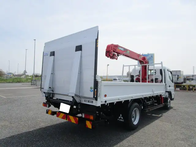 三菱 キャンター 小型 クレーン付 パワーゲート 床鉄板の中古トラック画像2