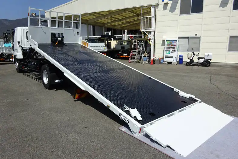 三菱 ファイター 中型/増トン 車両重機運搬 ラジコン ウインチの中古トラック画像8