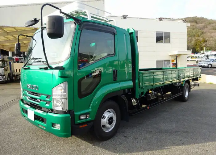 いすゞ フォワード 中型/増トン 平ボディ ベッド TKG-FRR90S2の中古トラック画像1