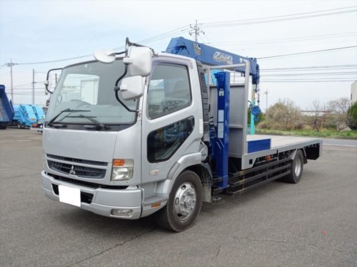 三菱 ファイター 中型/増トン 車両重機運搬 セルフローダー PJ-FK72FZ
