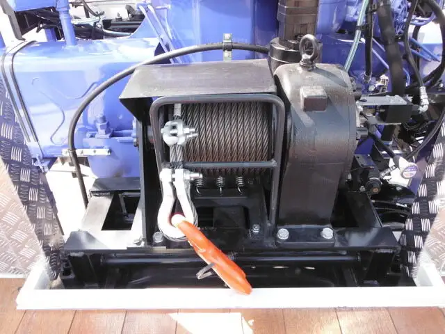 三菱 ファイター 中型/増トン 車両重機運搬 4段クレーン ラジコンの中古トラック画像8