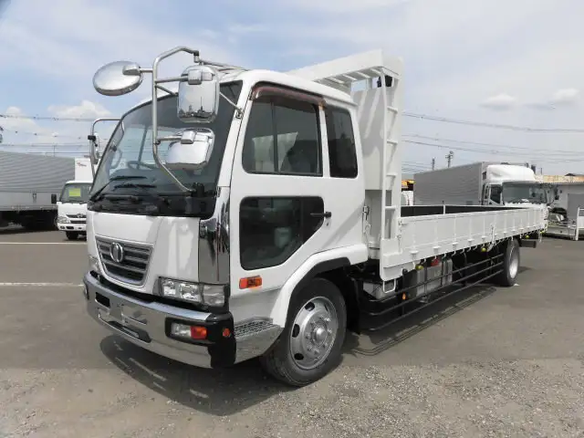 日産UD コンドル 中型/増トン 平ボディ 床鉄板 ベッドの中古トラック画像1