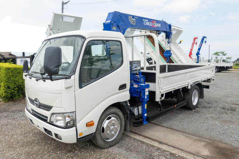 日野 デュトロ 小型 クレーン付 標準ロング