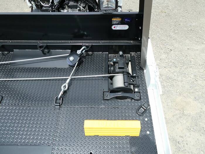三菱 キャンター 小型 車輌重機運搬 ラジコン ウインチ|画像7